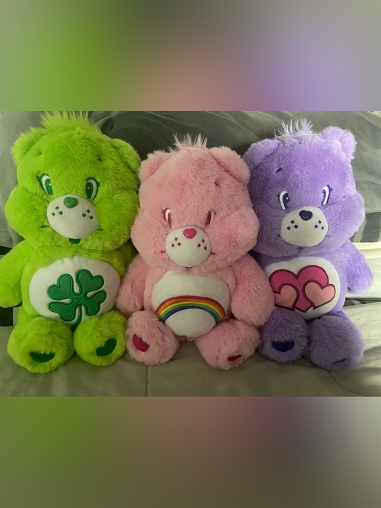 Care Bears Other - Lot of 3 Miniso Care Bear Plushies